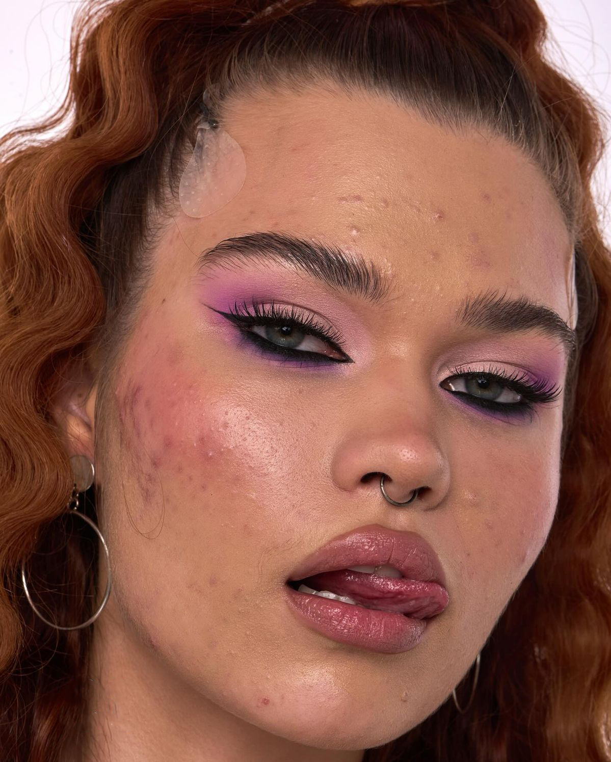 Portrait before skin retouching