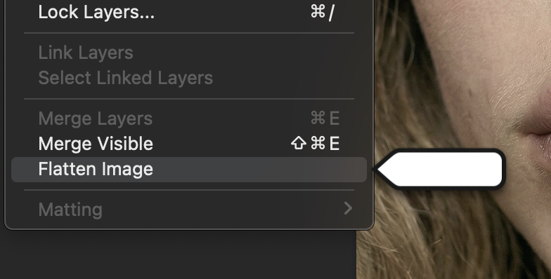 Finished retouched portrait